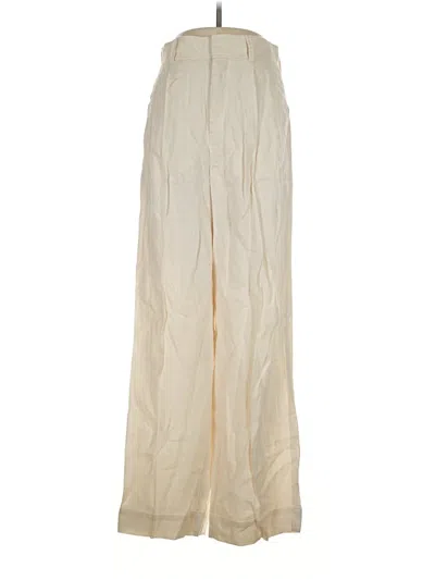 Pre-owned Everlane Linen Pants In Ivory