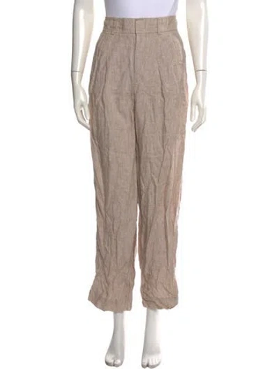 Pre-owned Everlane Linen Wide Leg Pants In Neutrals