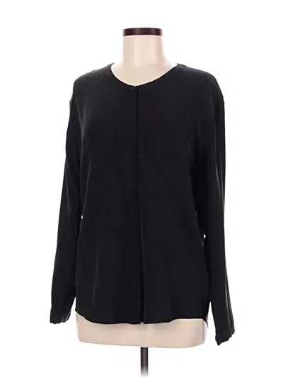 Pre-owned Everlane Long Sleeve Blouse In Black