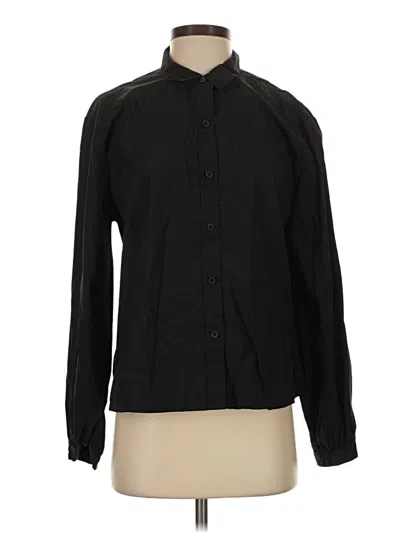Pre-owned Everlane Long Sleeve Blouse In Black