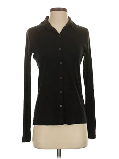 Pre-owned Everlane Long Sleeve Blouse In Black