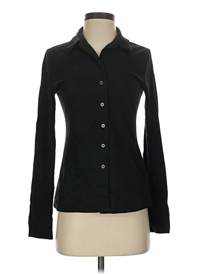 Pre-owned Everlane Long Sleeve Blouse In Black