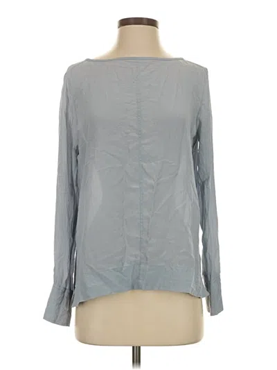 Pre-owned Everlane Long Sleeve Blouse In Gray