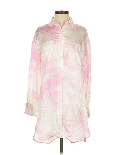 Pre-owned Everlane Long Sleeve Blouse In Pink