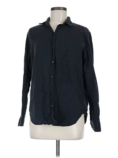 Pre-owned Everlane Long Sleeve Button Down Shirt In Black