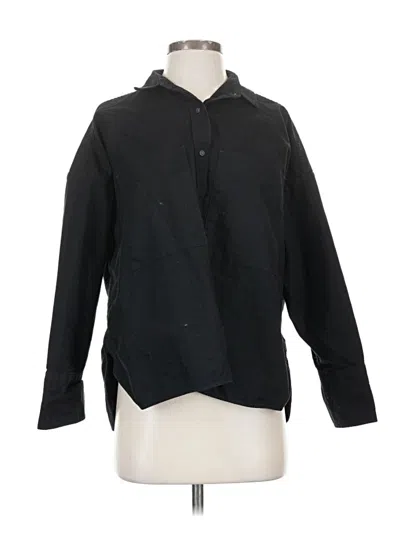Pre-owned Everlane Long Sleeve Button Down Shirt In Black