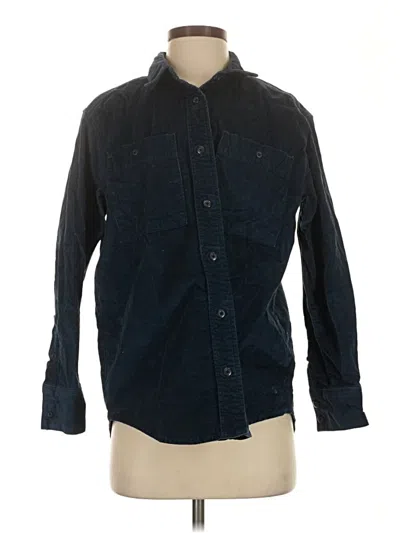 Pre-owned Everlane Long Sleeve Button Down Shirt In Black