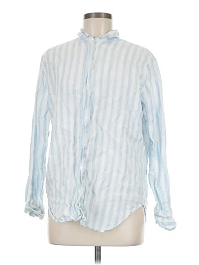 Pre-owned Everlane Long Sleeve Button Down Shirt In Blue