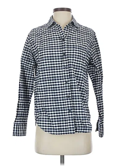 Pre-owned Everlane Long Sleeve Button Down Shirt In Blue