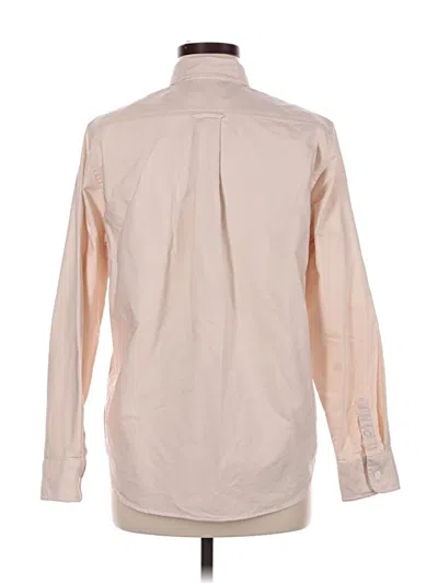 Pre-owned Everlane Long Sleeve Button Down Shirt In Brown