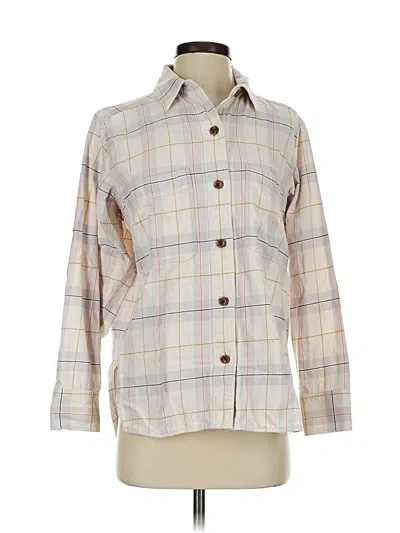 Pre-owned Everlane Long Sleeve Button Down Shirt In Brown
