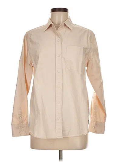 Pre-owned Everlane Long Sleeve Button Down Shirt In Brown