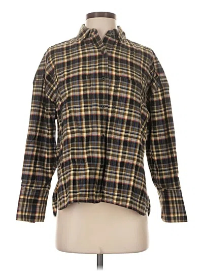 Everlane Long Sleeve Button Down Shirt In Brown