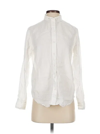 Pre-owned Everlane Long Sleeve Button Down Shirt In White
