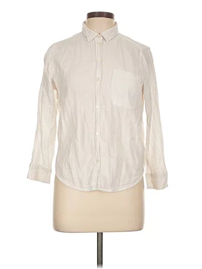Pre-owned Everlane Long Sleeve Button Down Shirt In White