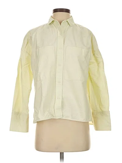 Pre-owned Everlane Long Sleeve Button Down Shirt In Yellow