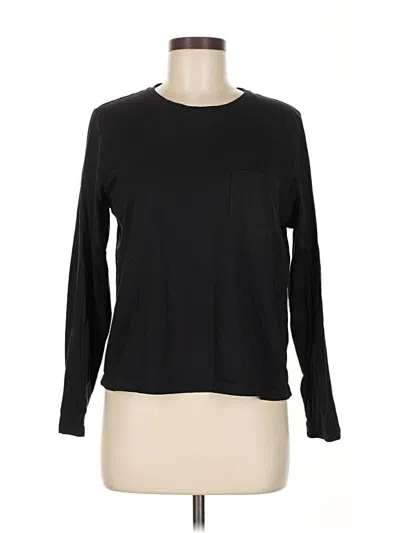 Pre-owned Everlane Long Sleeve T-shirt In Black