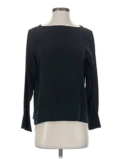 Pre-owned Everlane Long Sleeve Top Black Boatneck Tops