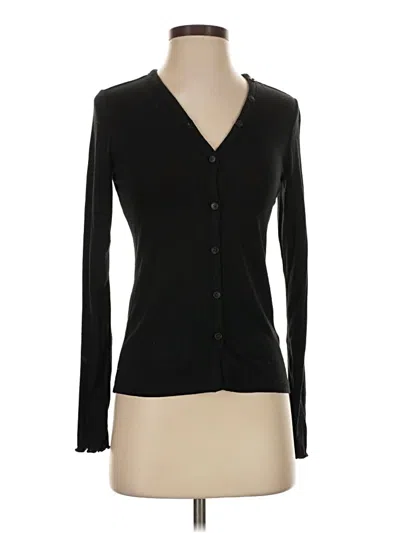 Pre-owned Everlane Long Sleeve Top Black Sweetheart Neckline Tops
