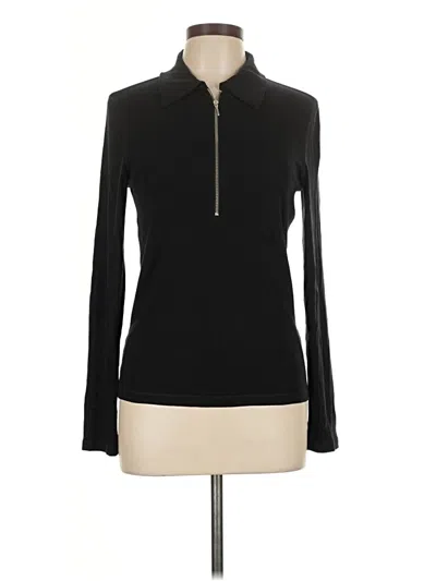 Pre-owned Everlane Long Sleeve Top Black Turtleneck Tops