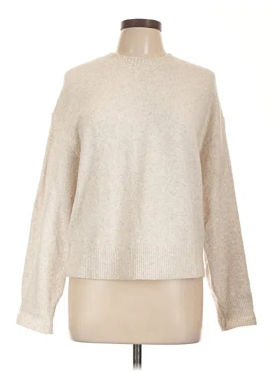 Pre-owned Everlane Long Sleeve Top Tan Turtleneck Tops