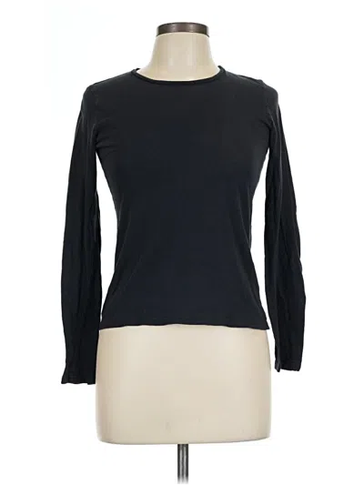 Pre-owned Everlane Long Sleeve T-shirt In Black