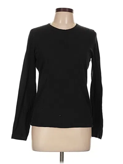 Pre-owned Everlane Long Sleeve T-shirt In Black