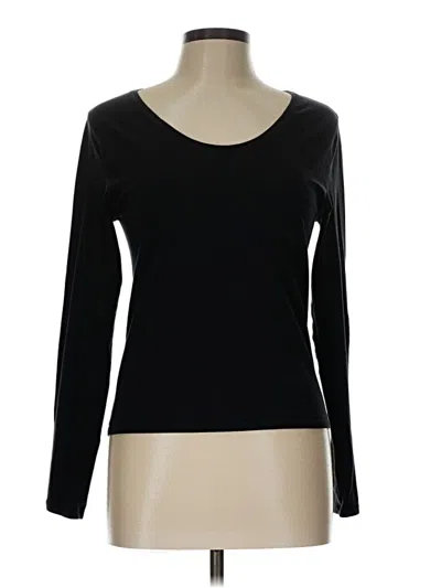 Pre-owned Everlane Long Sleeve T-shirt In Black