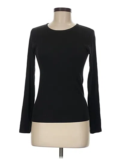 Pre-owned Everlane Long Sleeve T-shirt In Black