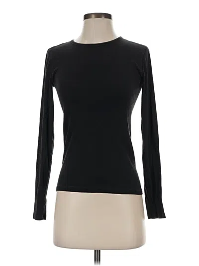 Pre-owned Everlane Long Sleeve T-shirt In Black