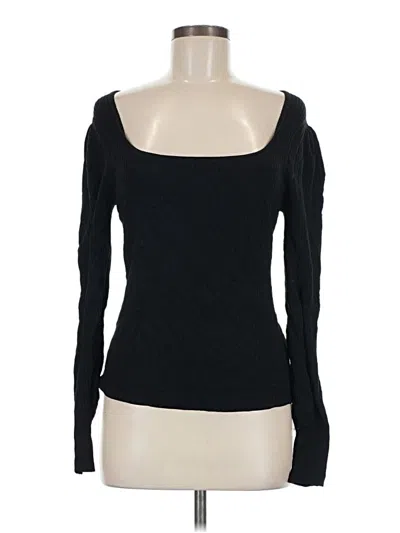 Pre-owned Everlane Long Sleeve T-shirt In Black