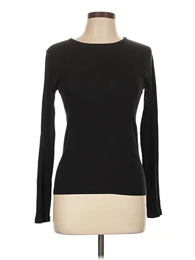 Pre-owned Everlane Long Sleeve T-shirt In Black