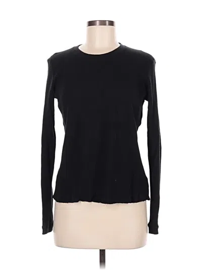 Pre-owned Everlane Long Sleeve T-shirt In Black