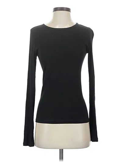 Pre-owned Everlane Long Sleeve T-shirt In Black