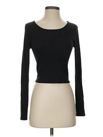 Pre-owned Everlane Long Sleeve T-shirt In Black