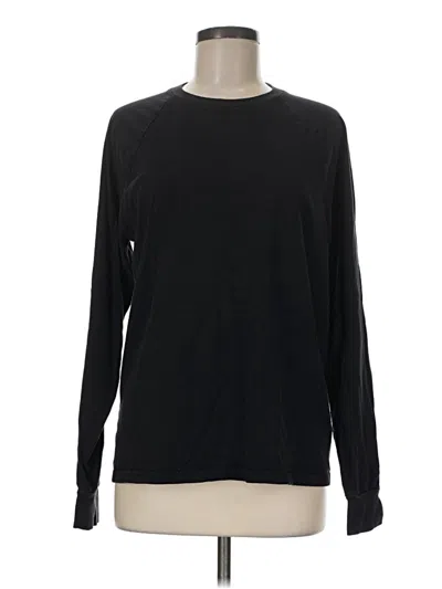 Pre-owned Everlane Long Sleeve T-shirt In Black