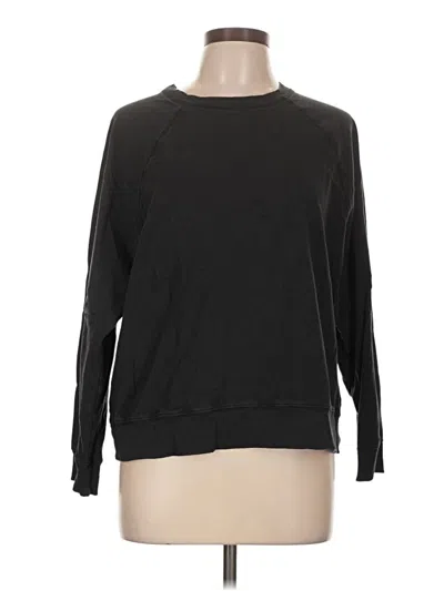 Pre-owned Everlane Long Sleeve T-shirt In Black