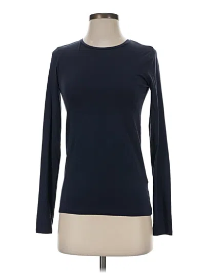 Pre-owned Everlane Long Sleeve T-shirt In Blue