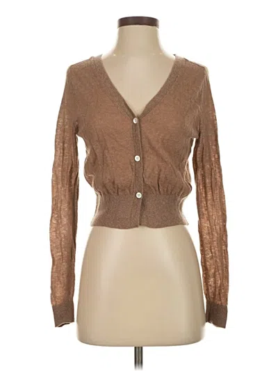 Pre-owned Everlane Long Sleeve T-shirt In Brown