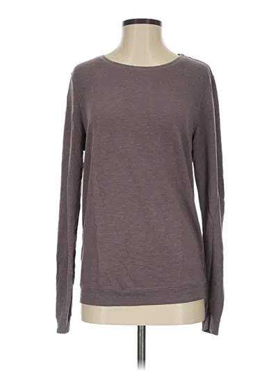 Pre-owned Everlane Long Sleeve T-shirt In Brown