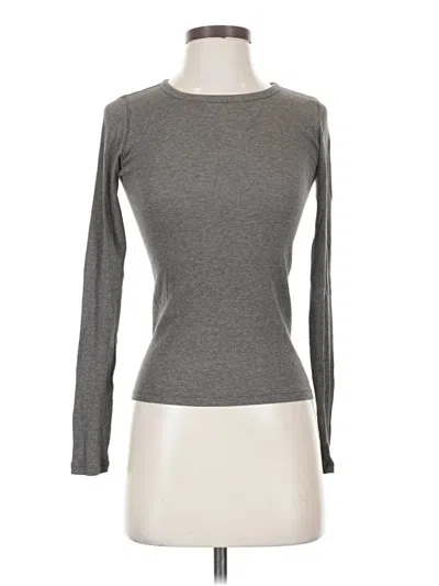 Pre-owned Everlane Long Sleeve T-shirt In Gray