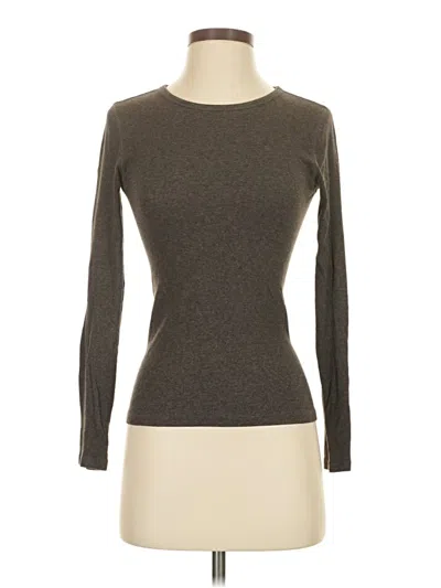 Pre-owned Everlane Long Sleeve T-shirt In Gray