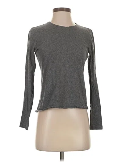 Pre-owned Everlane Long Sleeve T-shirt In Gray