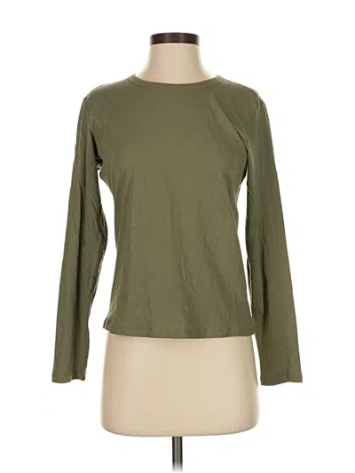 Pre-owned Everlane Long Sleeve T-shirt In Green