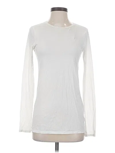 Pre-owned Everlane Long Sleeve T-shirt In Ivory