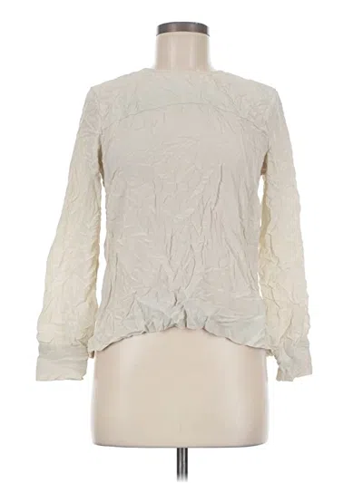 Pre-owned Everlane Long Sleeve T-shirt In Ivory