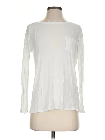 Pre-owned Everlane Long Sleeve T-shirt In Ivory