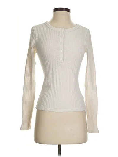 Pre-owned Everlane Long Sleeve T-shirt In White