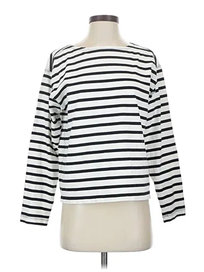 Pre-owned Everlane Long Sleeve T-shirt In White