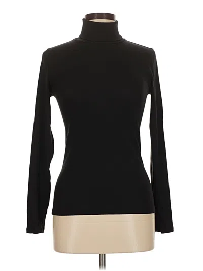 Pre-owned Everlane Long Sleeve Turtleneck In Black